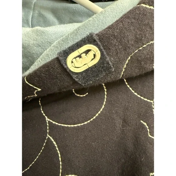Vintage Y2K Ecko UNLTD Full Zip Hoodie Size 5XL Embroidered Rhino Cybergoth Rare